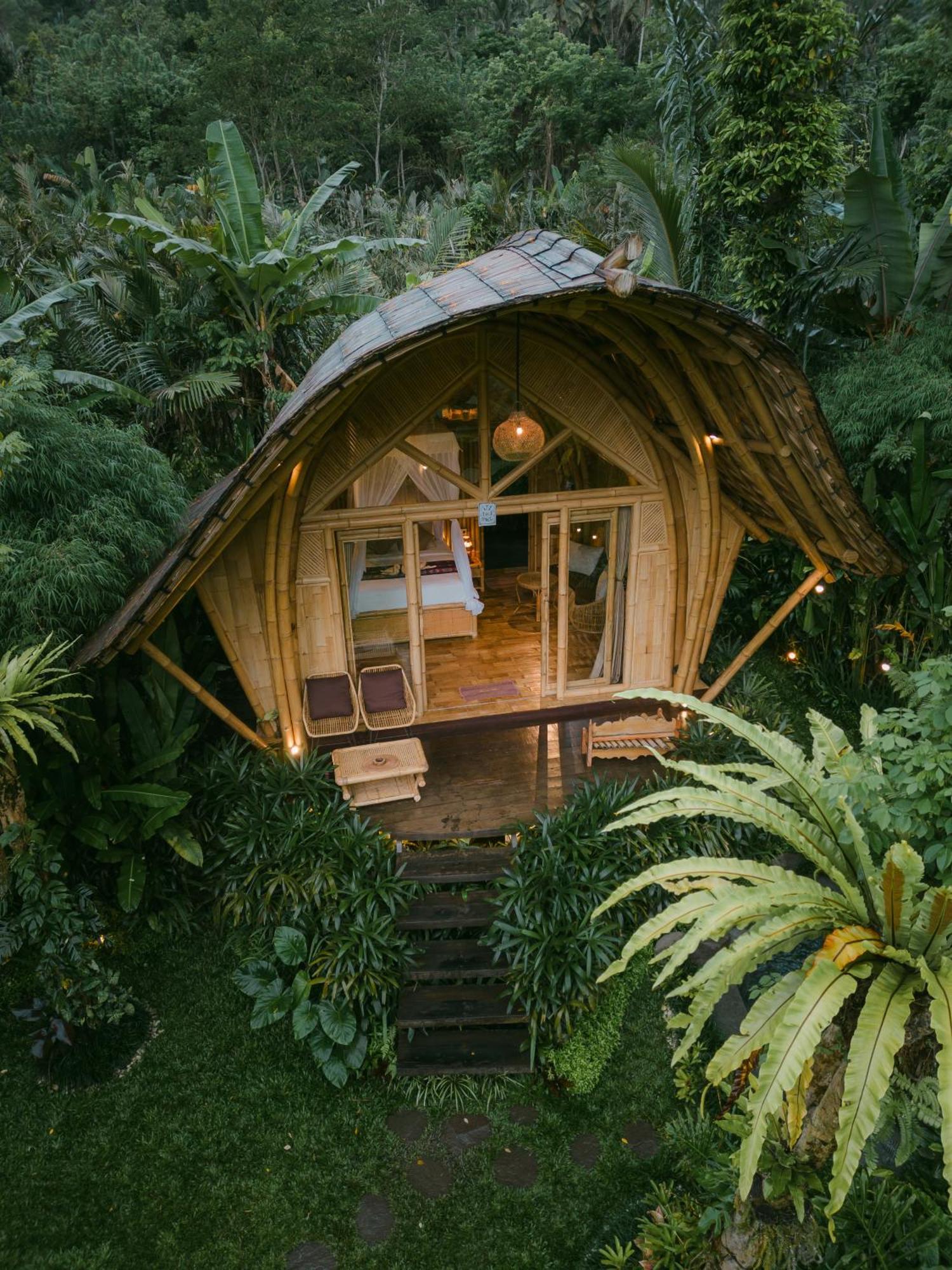 Willa Arcada Bali Bamboo House Sidemen  Zewnętrze zdjęcie