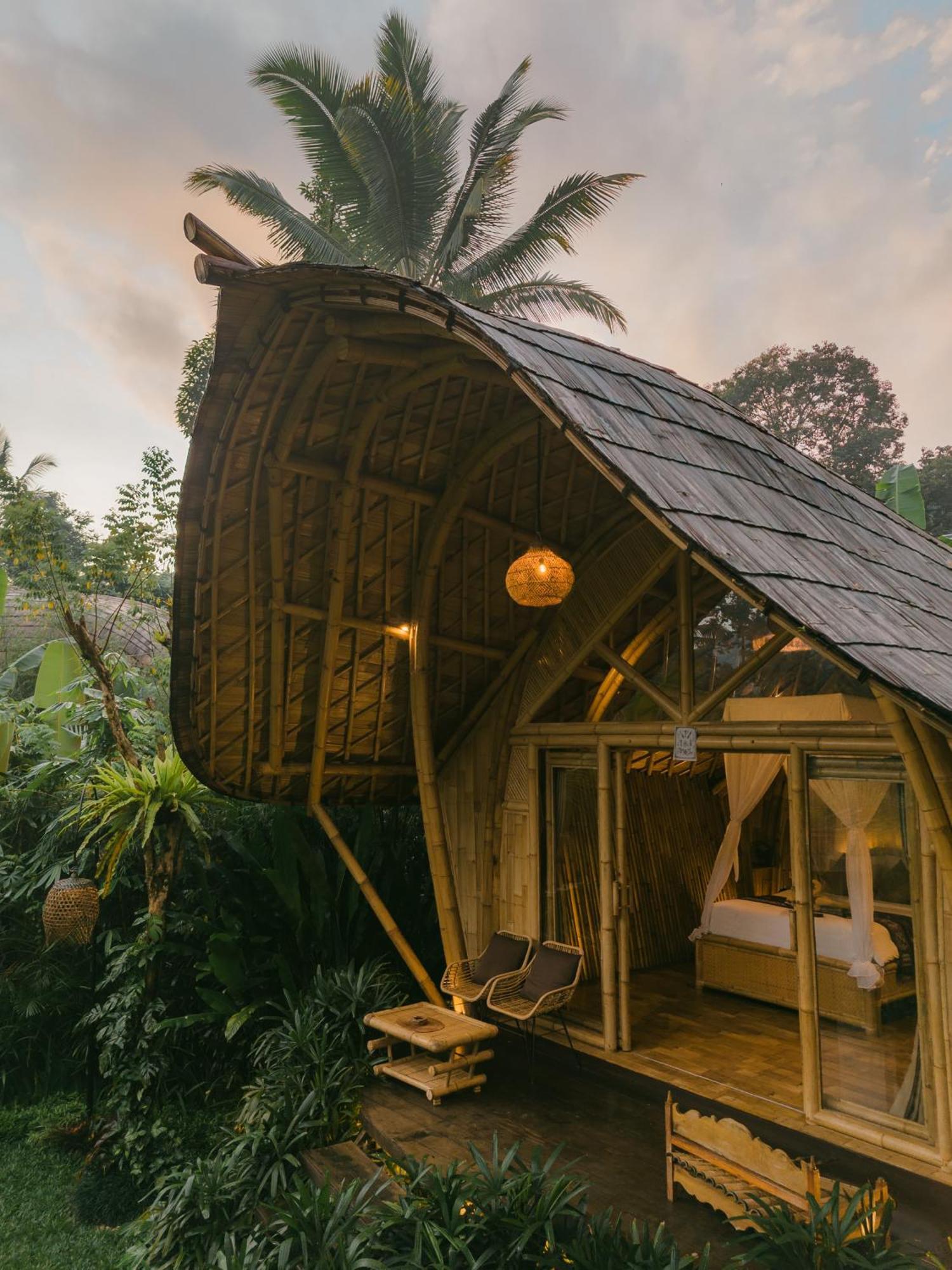 Willa Arcada Bali Bamboo House Sidemen  Zewnętrze zdjęcie