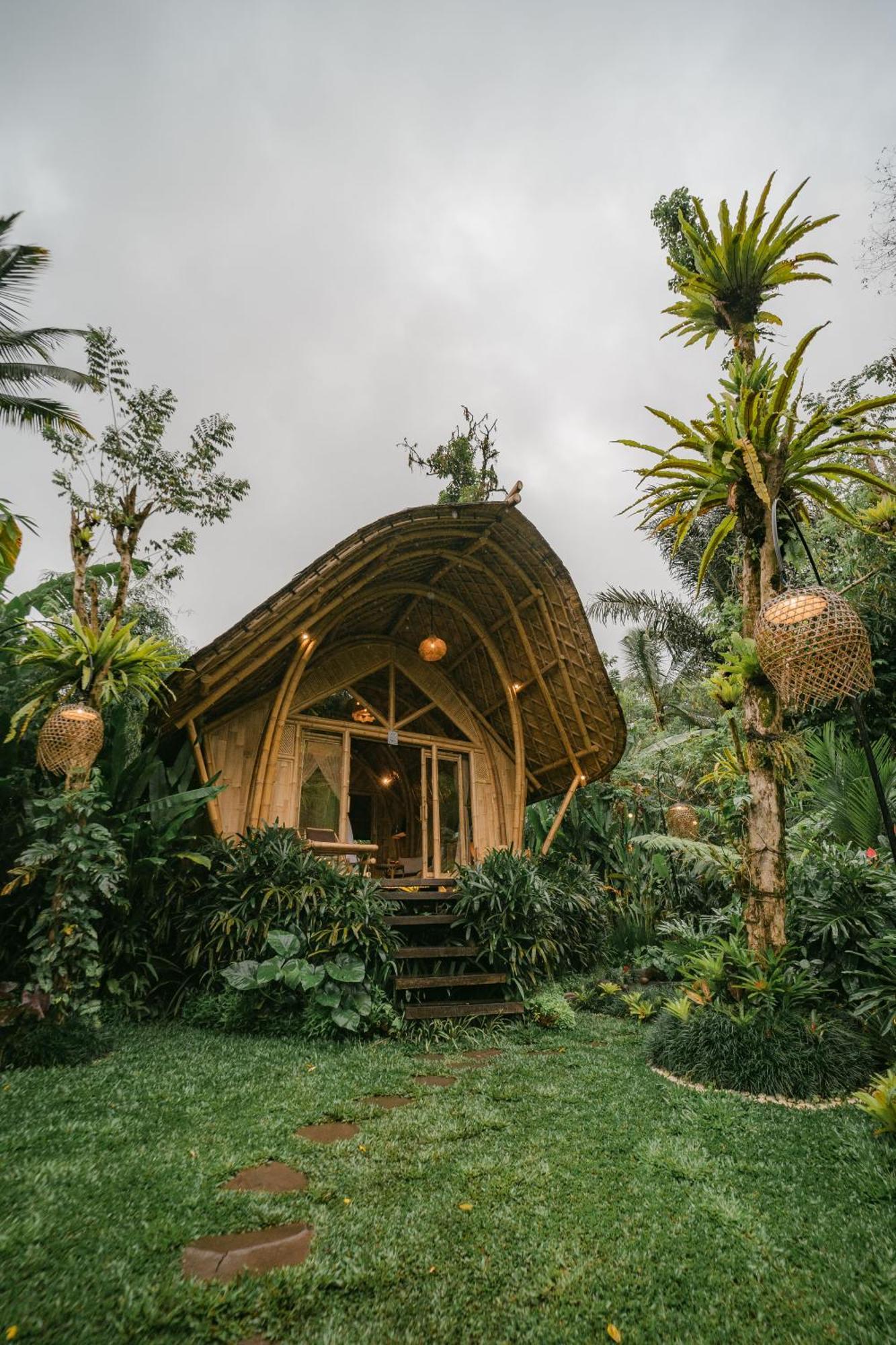 Willa Arcada Bali Bamboo House Sidemen  Zewnętrze zdjęcie