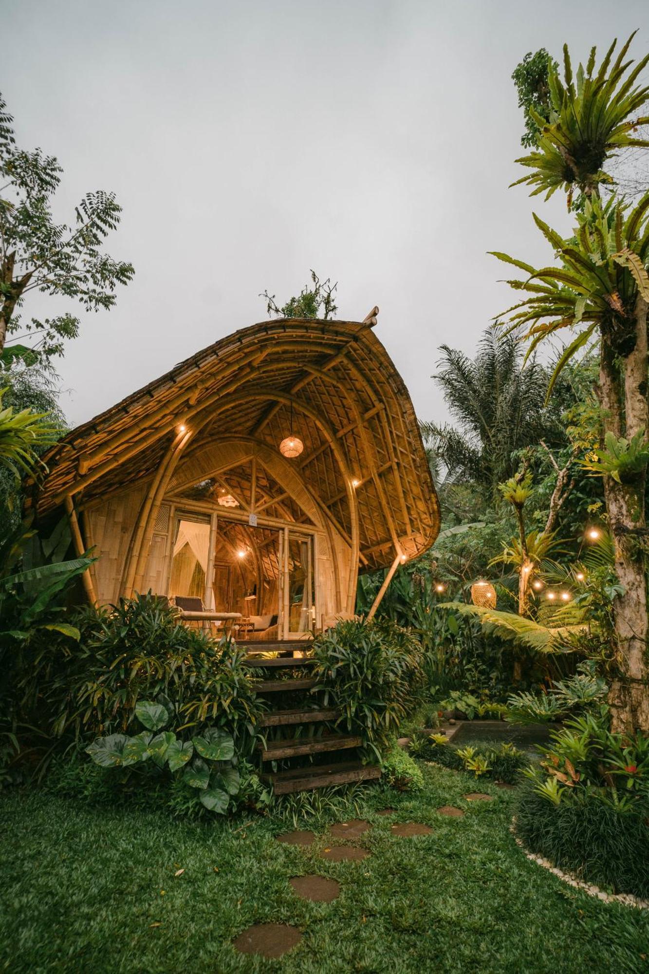 Willa Arcada Bali Bamboo House Sidemen  Zewnętrze zdjęcie