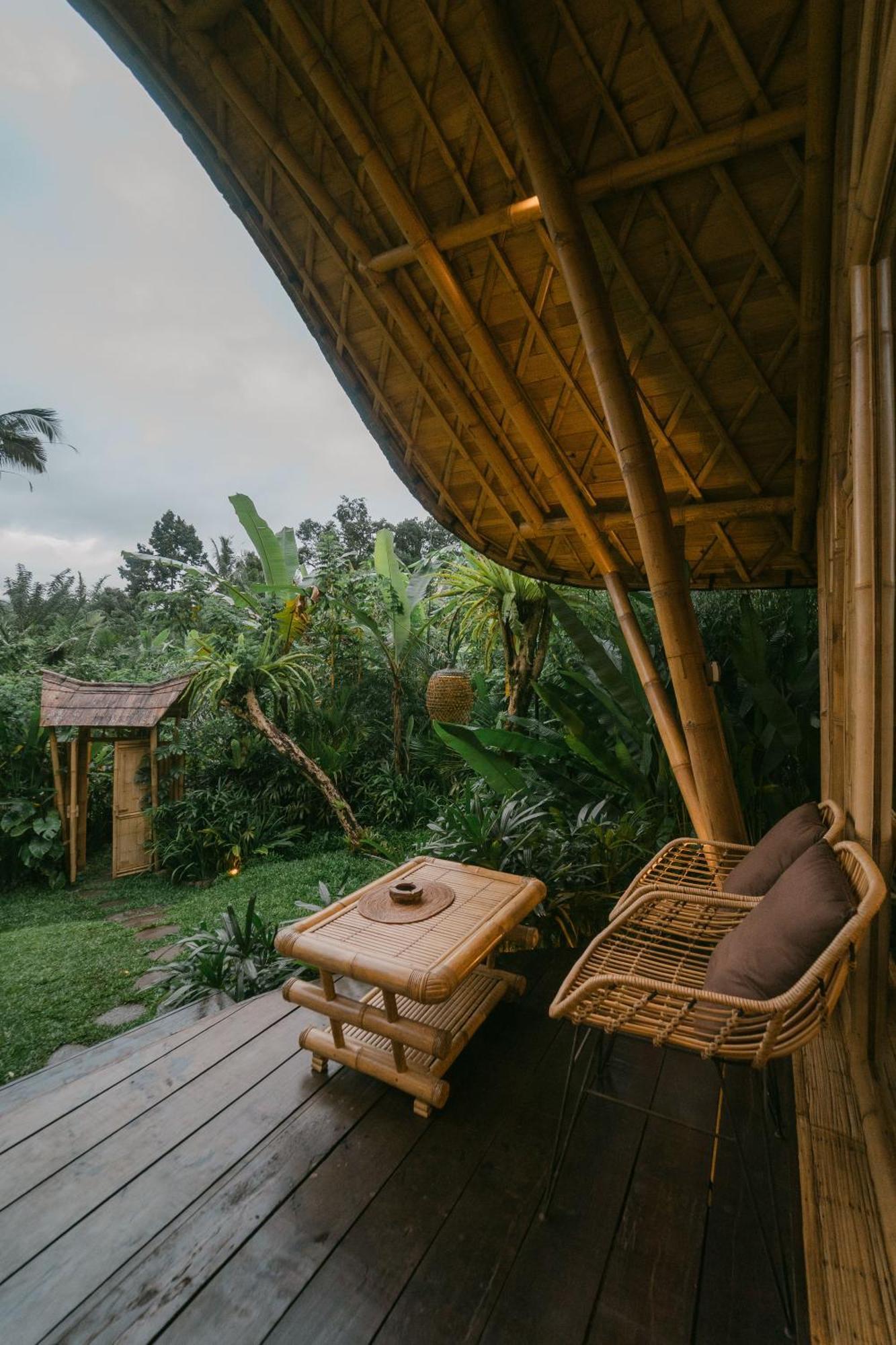 Willa Arcada Bali Bamboo House Sidemen  Zewnętrze zdjęcie
