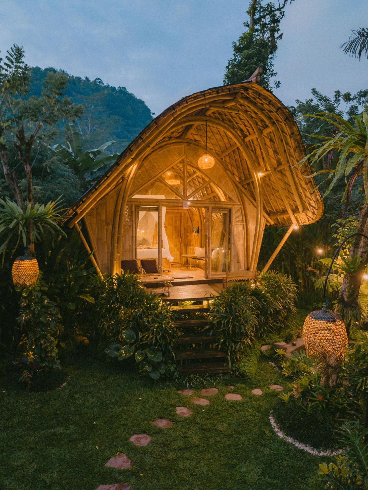 Willa Arcada Bali Bamboo House Sidemen  Zewnętrze zdjęcie
