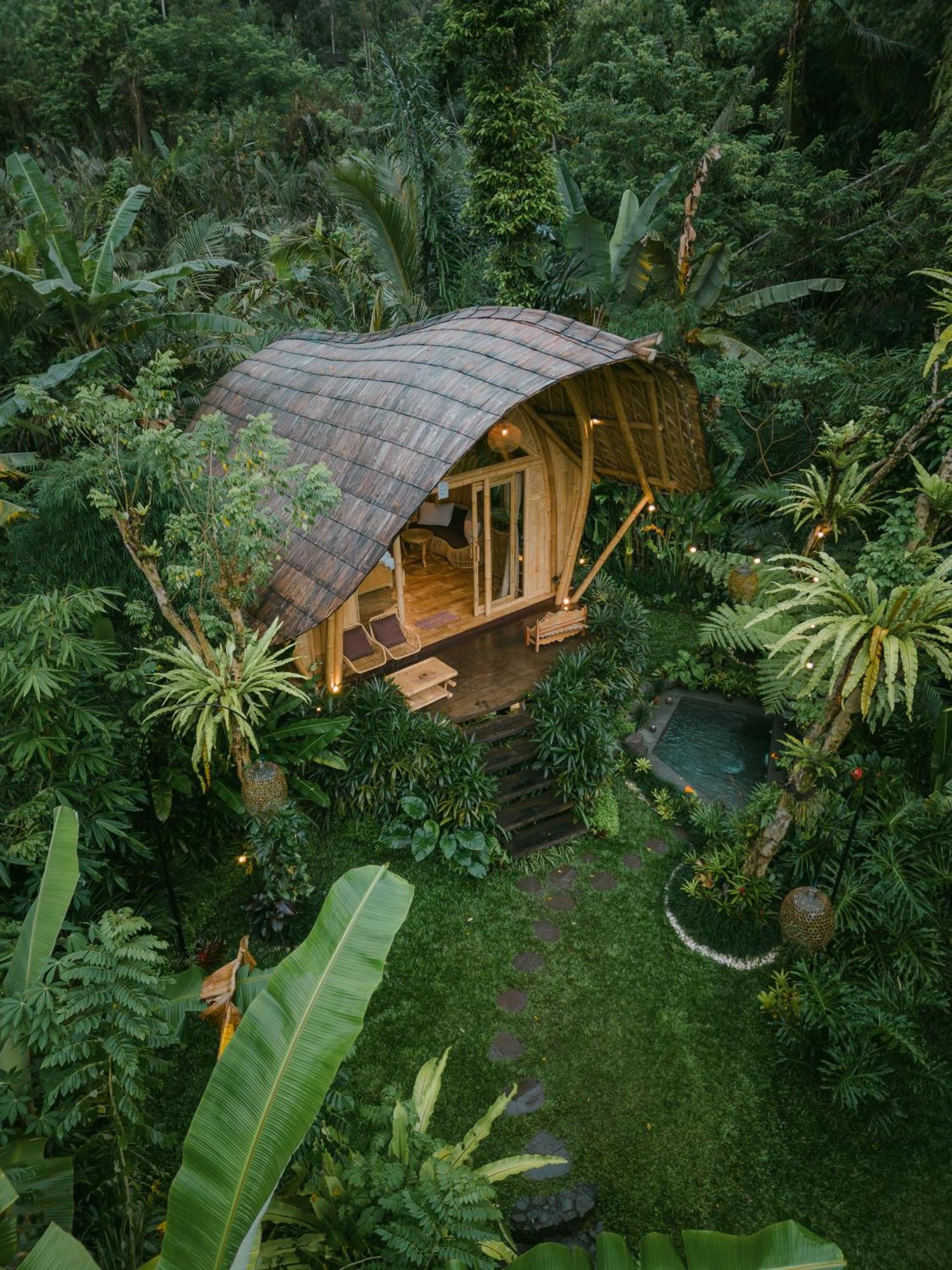 Willa Arcada Bali Bamboo House Sidemen  Zewnętrze zdjęcie