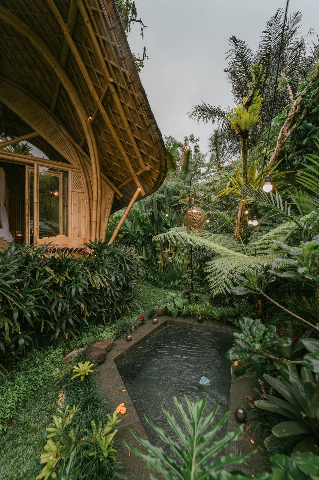 Willa Arcada Bali Bamboo House Sidemen  Zewnętrze zdjęcie